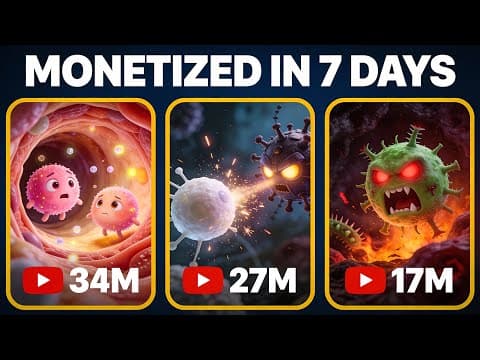 How This New Faceless HEALTH Channel Got  260M Views in 30 Days | Step-By-Step Guide thumbnail