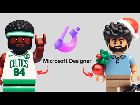 Microsoft Designer:  Create Your Own LEGO Minifigure with AI thumbnail