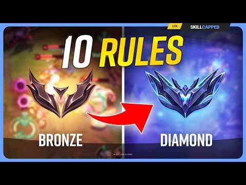 The 10 RULES for ESCAPING LOW ELO (NOT CLICKBAIT!) - League of Legends thumbnail
