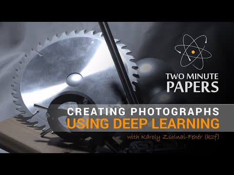 Creating Photographs Using Deep Learning | Two Minute Papers #13 thumbnail