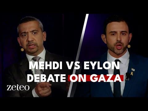 ‘You’re a Sociopath’: Mehdi Hasan vs Eylon Levy on Gaza | FULL DEBATE thumbnail