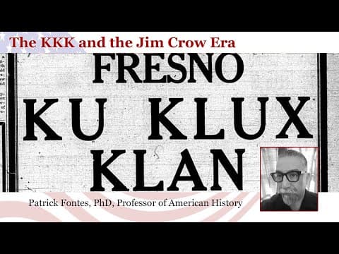 The KKK and the Jim Crow Era thumbnail