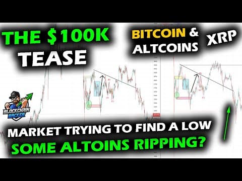 Market Hunts for SUPPORT as Bitcoin Teases $100k, Isolated Altcoin Runs, Privacy, Range Discussion thumbnail