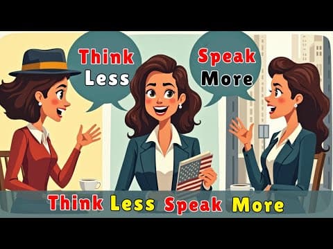Think Less Speak More | Improve Your English Speaking | English Speaking Practice | English Podcast thumbnail
