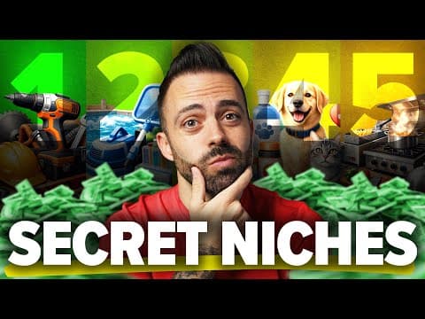 The $10k/Month Affiliate Niches No One is Talking About thumbnail