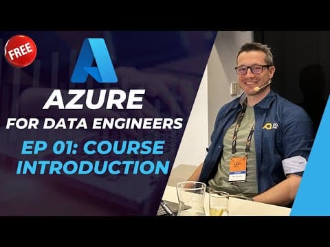 Azure for DE: 01 - Introduction thumbnail