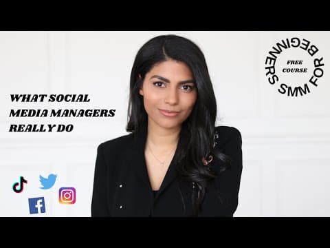 What Does a Social Media Manager ACTUALLY Do? Social Media Management for Beginners thumbnail