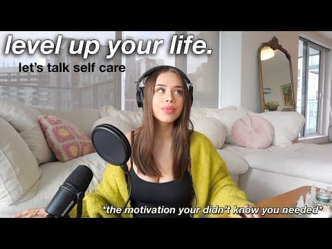 HOW TO BUILD THE ULTIMATE SELF CARE ROUTINE | the 8 pillars of self care + creating a habit tracker thumbnail