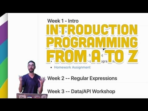 1.1: Introduction - Programming with Text thumbnail