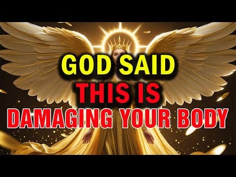CHOSEN ONES: GOD IS WARNING YOU — THIS IS NOT GOOD FOR YOUR HEALTH! ⚠️ thumbnail