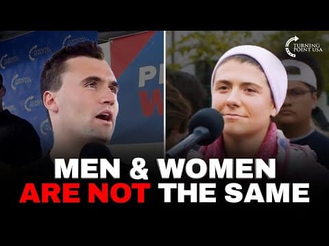 Charlie Kirk vs. Feminist: Are We Still Living in a Patriarchy? 😳 thumbnail