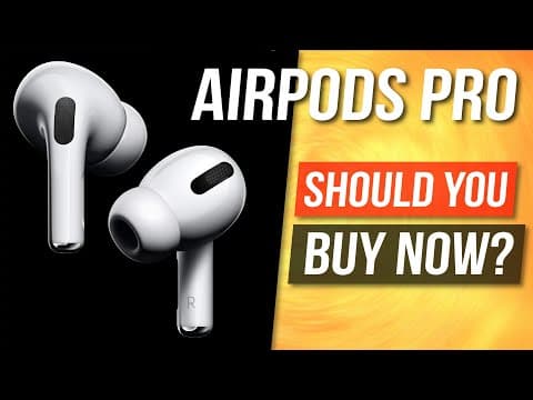 Apple AirPods Pro - Should You Buy NOW? (vs Sony WF-1000XM3) thumbnail