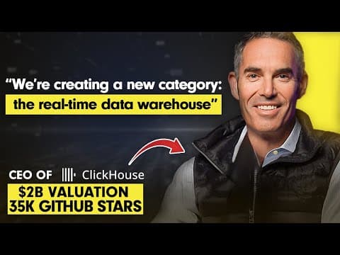 How ClickHouse powers Netflix, Uber and Spotify’s Analytics | Aaron Katz, CEO of ClickHouse thumbnail