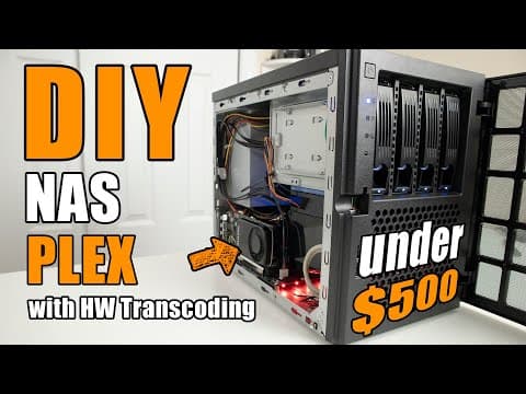 How to Build a Budget-Friendly NAS and Plex Server thumbnail