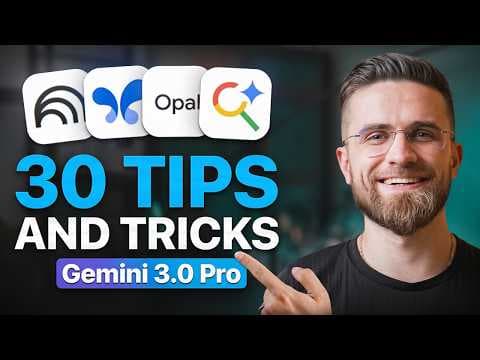 30 Hidden Gemini 3.0 Pro Features Google Doesn't Tell You About thumbnail