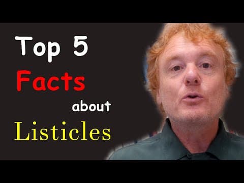 Top 5 Important Facts about Listicles You Need to Know thumbnail
