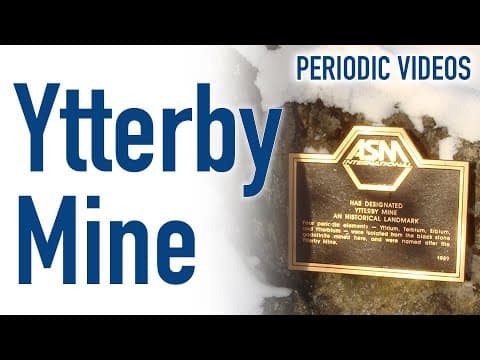 What Elements Were Discovered at Ytterby Mine? thumbnail