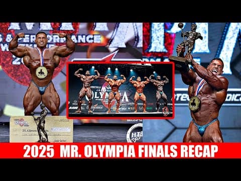 2025 Mr. Olympia Finals Recap: Derek Lunsford Wins, Samson Drops to 4th, Nick Walker outside top 5 thumbnail