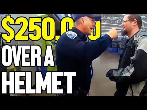 Man Arrested For Wearing a Helmet, $250,000 Settlement Rejected thumbnail