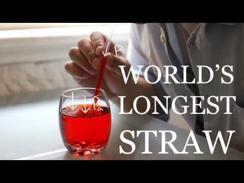World's Longest Straw: How Long Can a Straw Actually Be? thumbnail