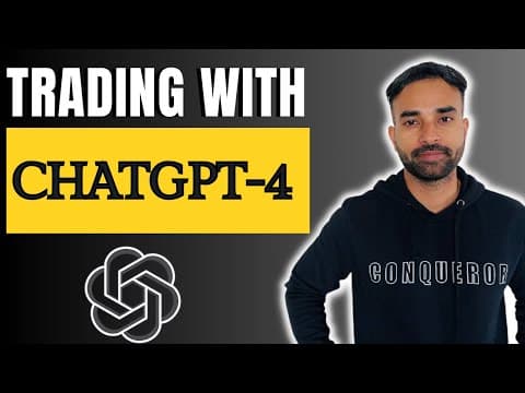 The Future of Trading : Data Analysis & Backtest with ChatGPT4 thumbnail