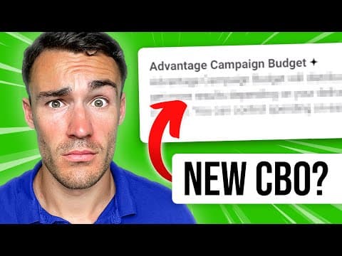 CBO vs ABO vs ADVANTAGE Campaign Budget?!! thumbnail