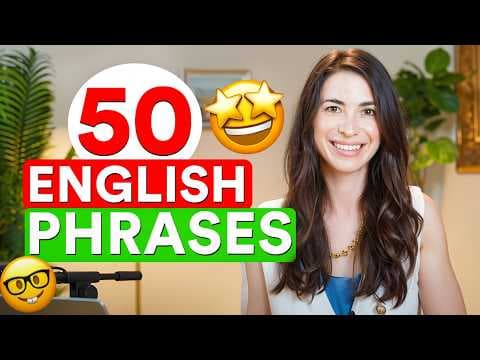 50 MOST COMMON ENGLISH PHRASES | Use them in conversation thumbnail