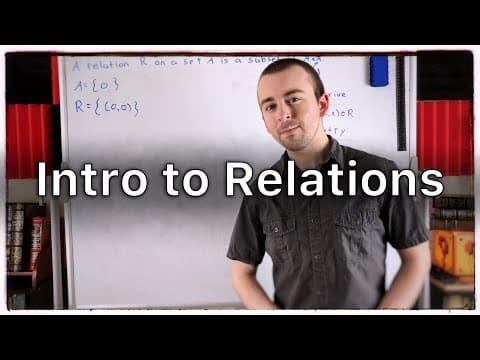 Intro to Relations | Discrete Math thumbnail
