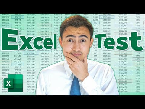 Can You Pass This Excel Interview Test? thumbnail