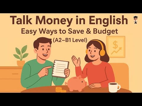 English Podcast for Beginners (A2–B1) | Let's Talk About Money 💰 Easy Ways to Save & Budget thumbnail