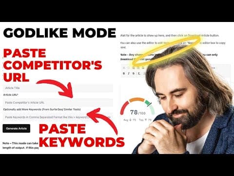 🔥Unlock Autoblogging.ai's 😇Godlike Power: Dominate SEO Rankings! thumbnail