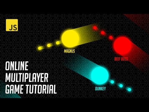 Online Multiplayer JavaScript Game Tutorial - Full Course thumbnail