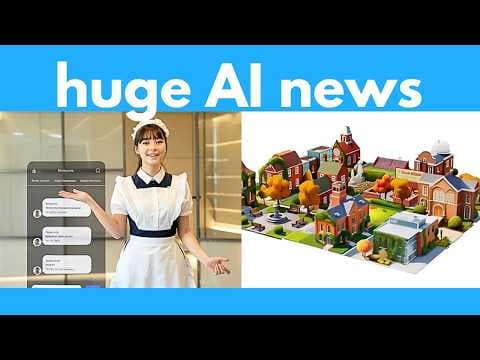 AI waifus, new AI video generators, new deepfake tool, AI infographics, insane 3D worlds, Gemini 2.5 thumbnail
