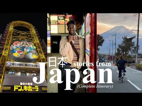 14 Days in Japan 🇯🇵 (Biking Mt.Fuji, Jazz in Tokyo, Matcha Mochi, + 4 Unique Cities) thumbnail