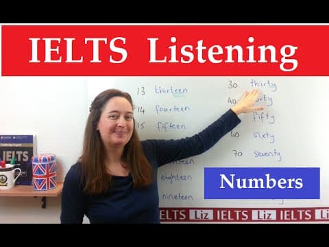 IELTS Listening: Problems with numbers thumbnail