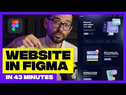 Figma tutorial for Beginners: Complete Website from Start to Finish thumbnail