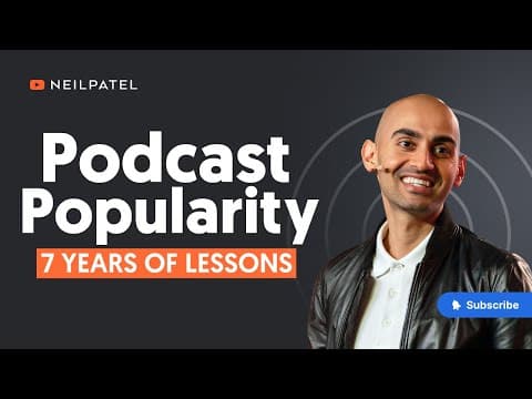 How to Make Your Podcast More Popular (Lessons From 7 Years of Podcasting) thumbnail