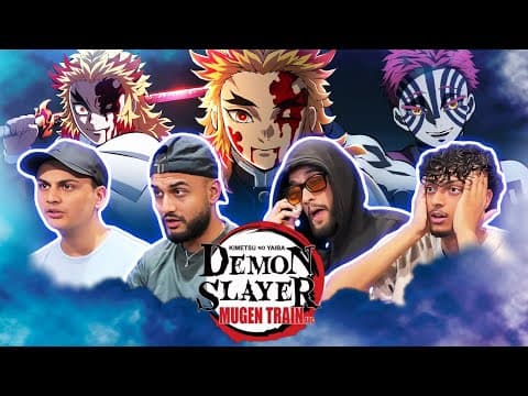 SET YOUR HEART ABLAZE ❤️‍🔥 | BROTHERS CRY watching Demon Slayer Movie: MUGEN TRAIN | REACTION thumbnail