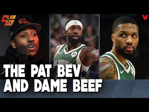 Jeff Teague REACTS to Patrick Beverley & Damian Lillard dealing with past BEEF after Bucks trade thumbnail