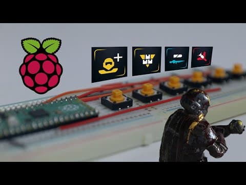 Raspberry Pi Pico Stratagem Macro Keypad For Helldivers 2 thumbnail