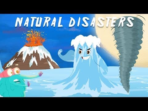 Natural Disasters compilation | The Dr. Binocs Show | Best Learning Videos For Kids | Peekaboo Kidz thumbnail