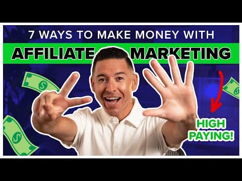 7 Best Ways to Make Money Online w/ Affiliate Marketing in 2021 | Adrian Brambila thumbnail