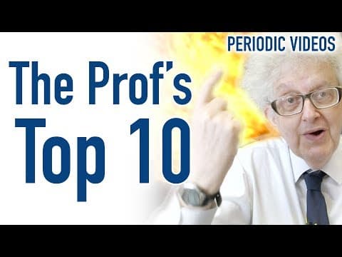 The Professor's Top 10 - Periodic Table of Videos thumbnail
