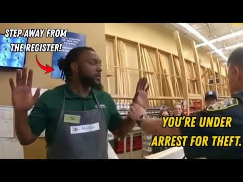 Racist Cop Detains Black Teen Working Register — His Mother Is the Police Chief thumbnail