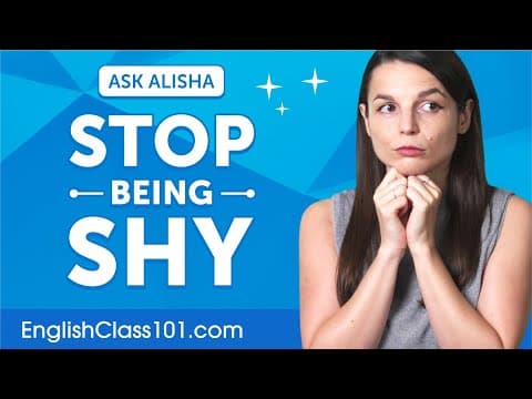 How to Stop Being Shy in English: Speak Fluently and Confidently thumbnail
