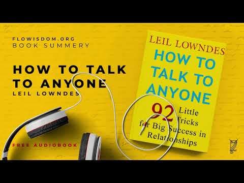 How to Talk to Anyone by Leil Lowndes [Audiobook] thumbnail