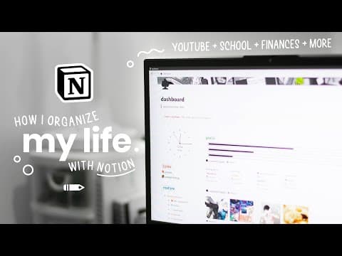 how i use notion as a student | organizing my hectic  life with notion 2022 thumbnail