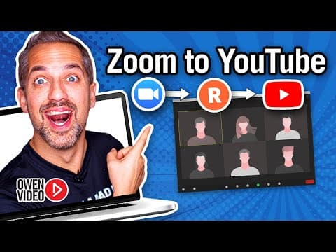 How to Stream Zoom Meetings To YouTube with Restream (free software) thumbnail