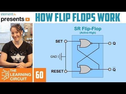 How Flip Flops Work - The Learning Circuit thumbnail