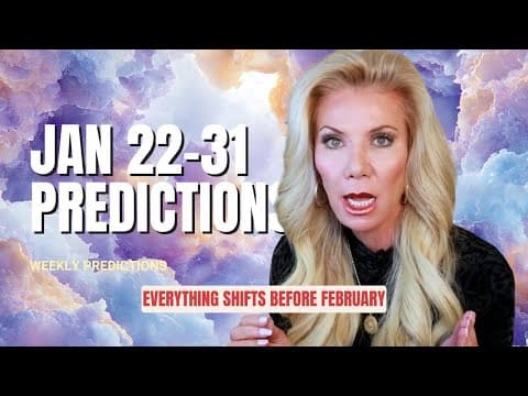 Watch This Before Jan 22–31 – Vedic Astrology Predictions thumbnail